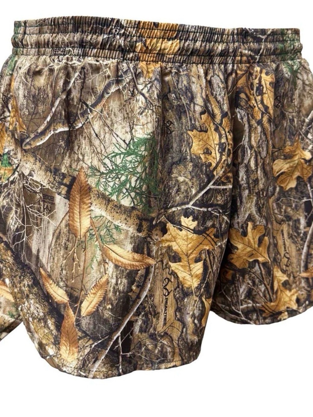 BOA Men’s 3” Half Split Running Shorts Realtree Camo Size Medium